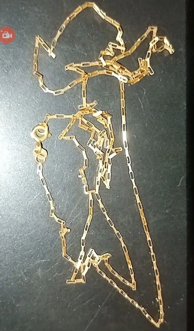 Corrente Ouro 18K 72cm 3,65g italiana alongada