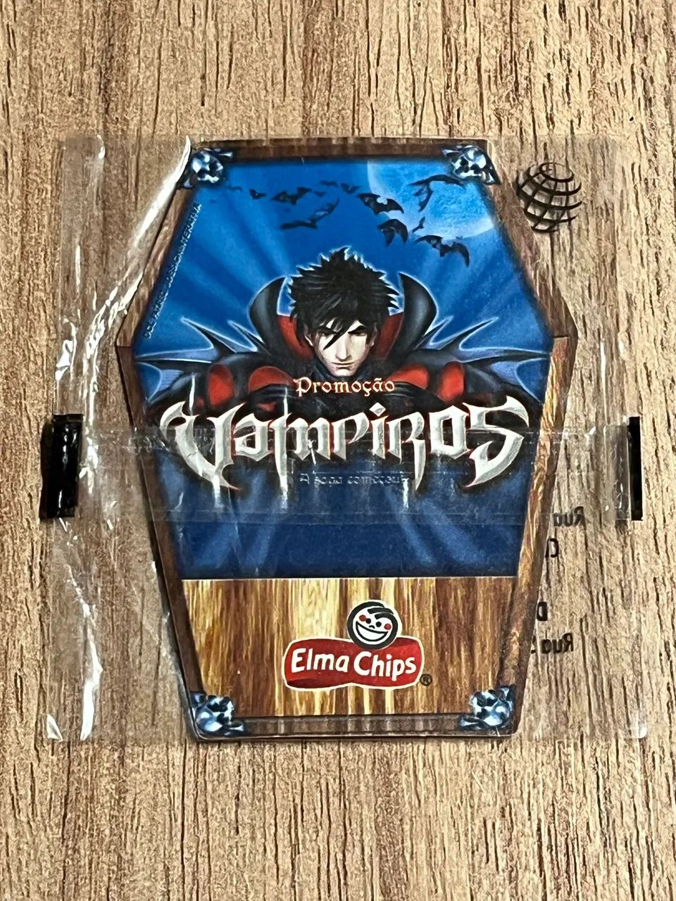 Vampiros N12 Elmachips - Item Lacrado  Elma chips - Cards e Tazos - Foto 2