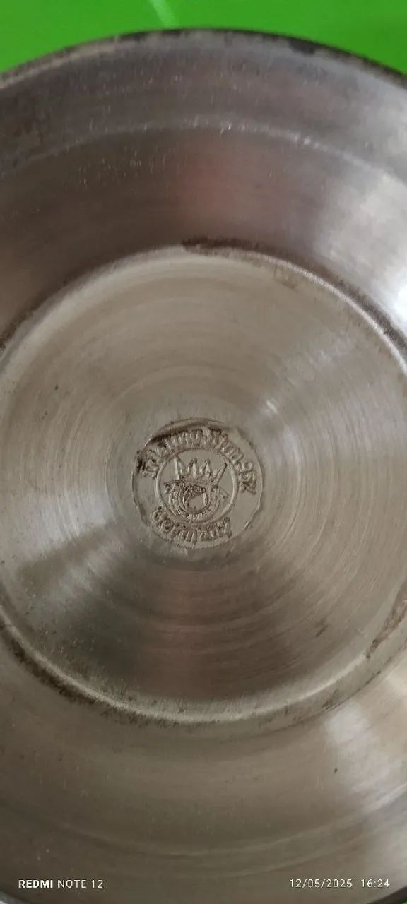 Caneca alemã de estanho  95% com design clássico. 250 ml - Foto 3