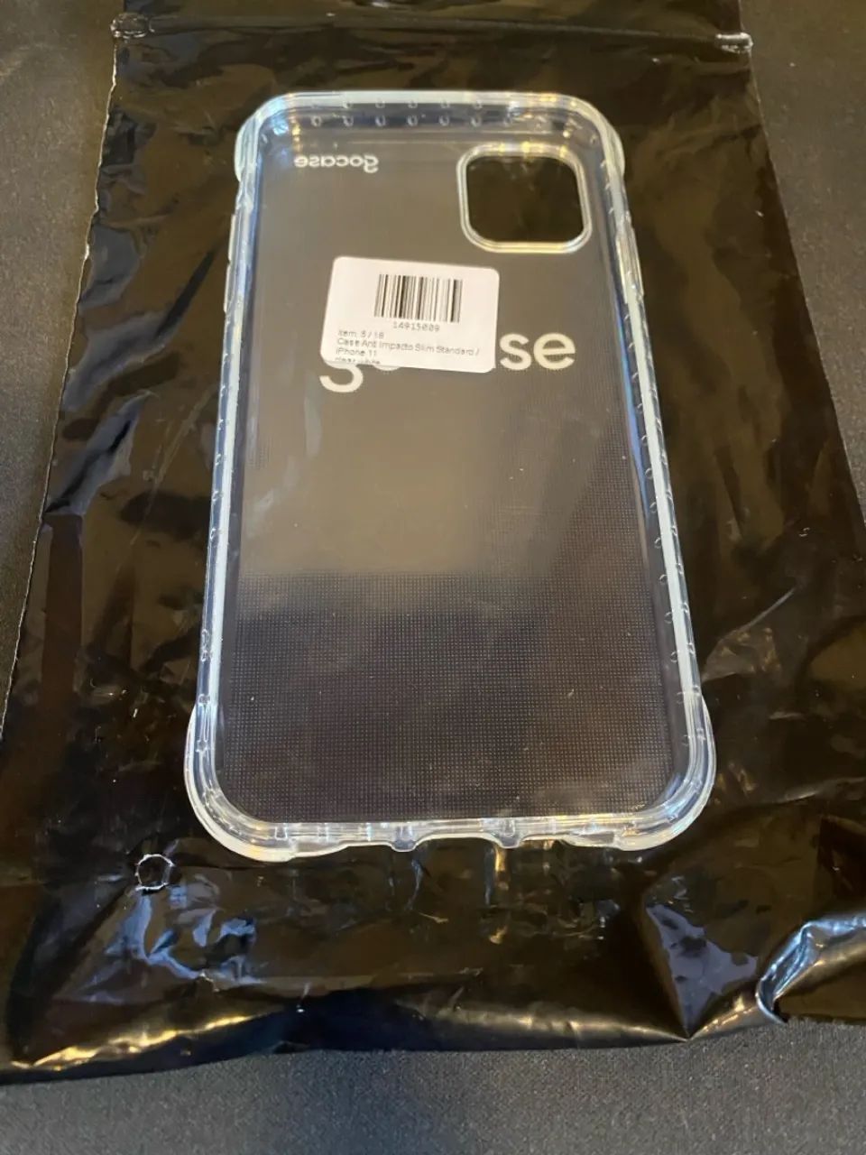 Capinha Iphone 11 GoCase Transparente NUNCA USADA COM EMBALAGEMM - Foto 2