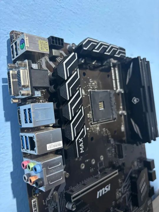 Placa Mãe B450 ATX MSI + 32gb ram - Foto 2