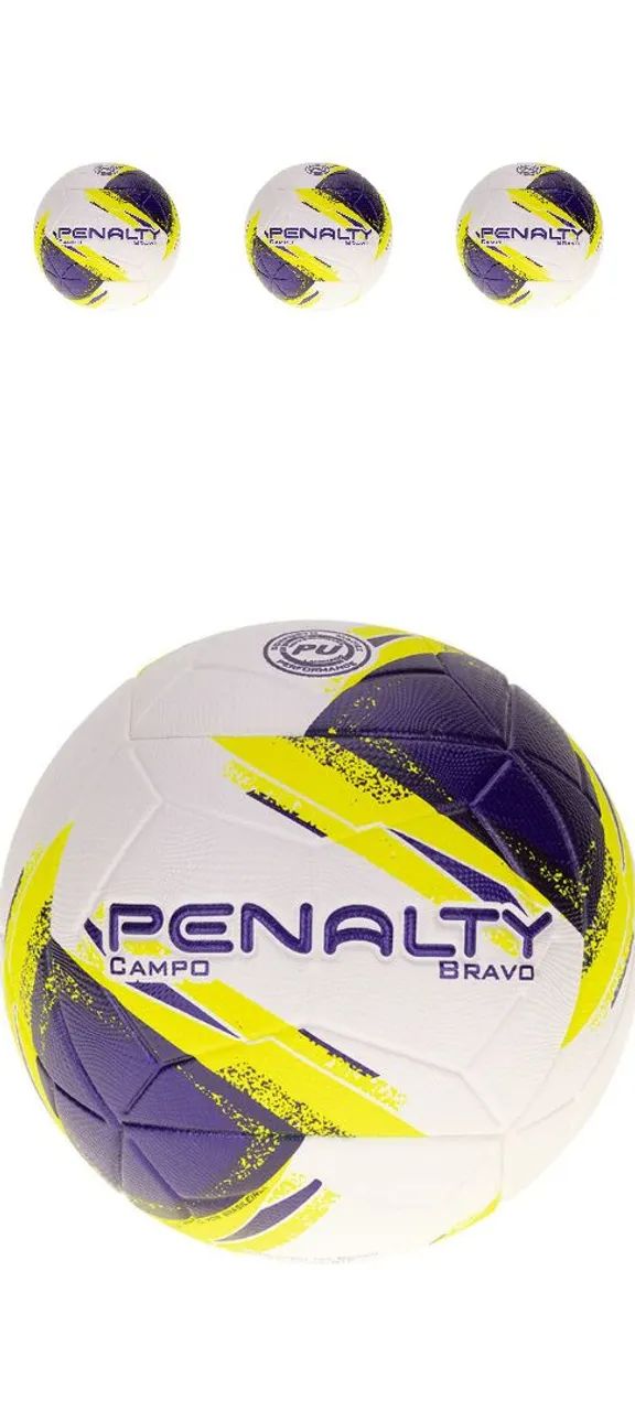 Bolas de Futebol Penalty Bravo Campo - Foto 2