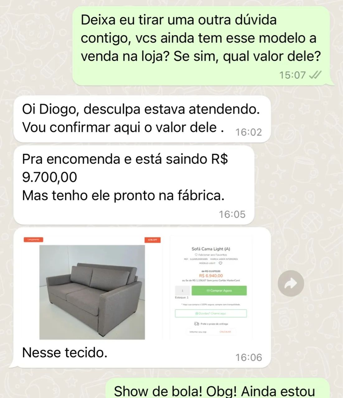 Sofá Cama 2 lugares - Casa Shopping - Foto 5