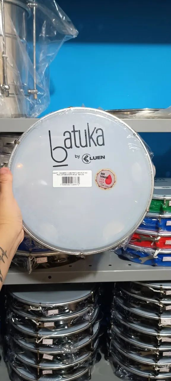Pandeiros 10" polegadas Sortidos Batuka na promoção  - Foto 3