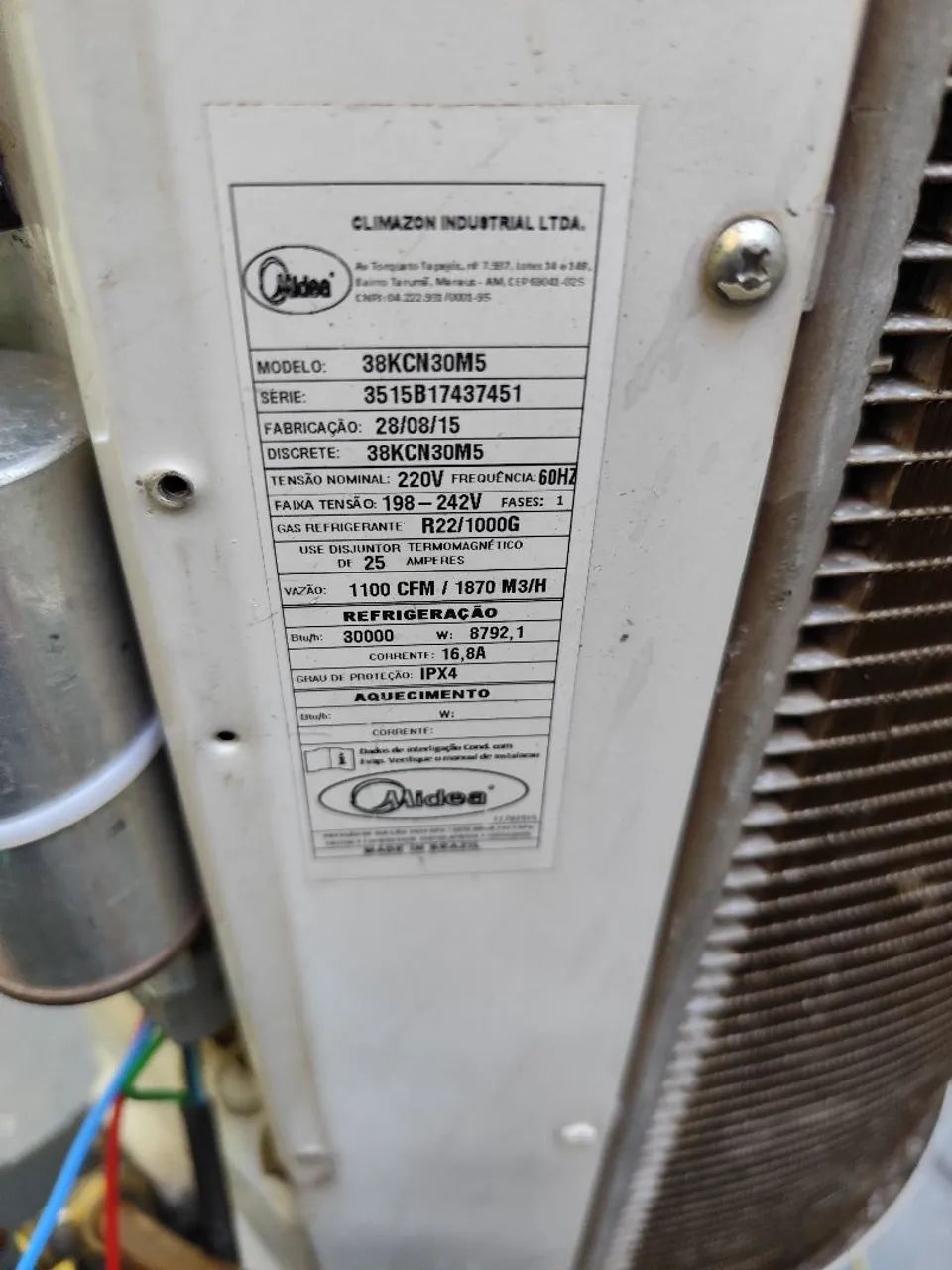 Condensador de ar 30.000 btus - Foto 2