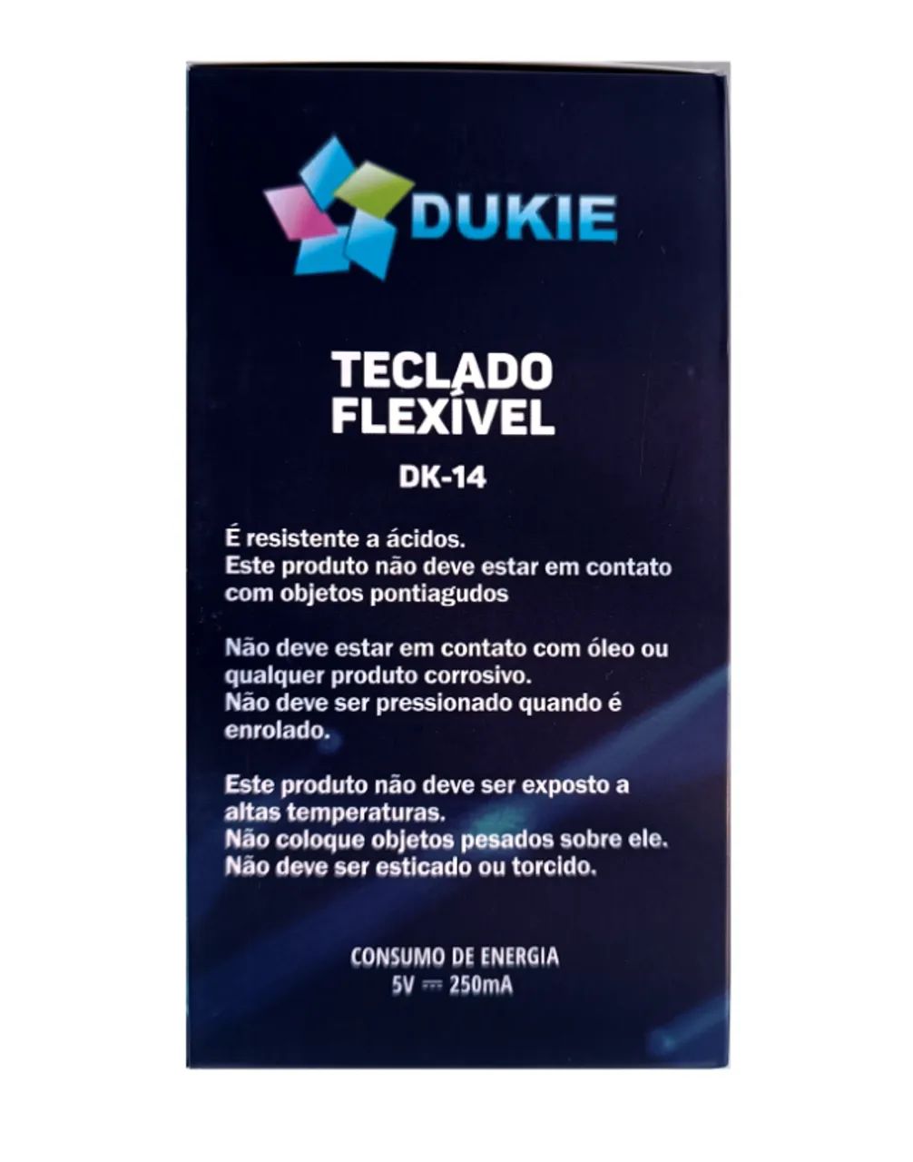 teclado flexivel dk14 usb plug and play impermeavel k19 - Foto 2