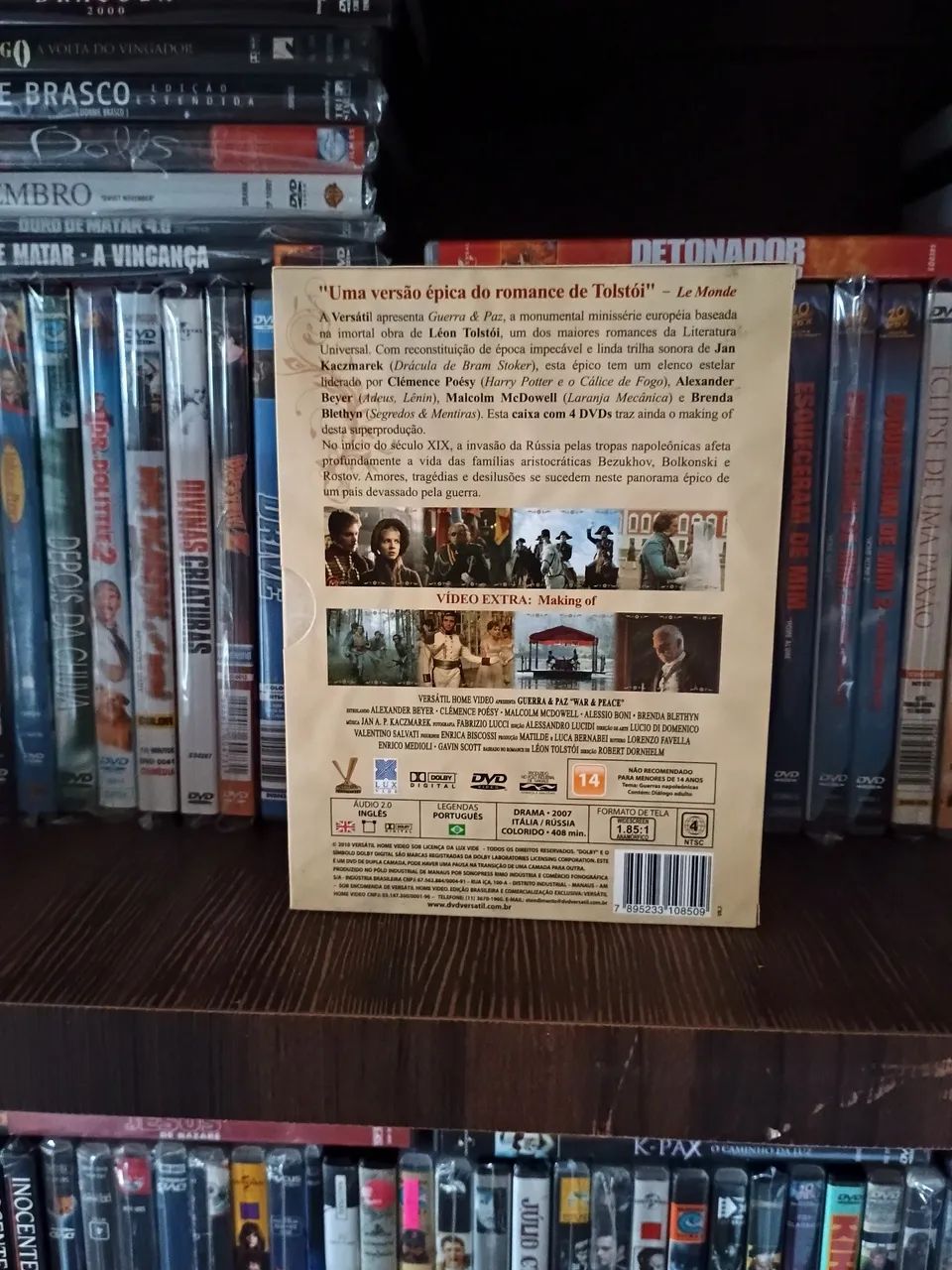 Guerra e Paz - Minissérie Completa - 4 DVDs - Foto 2