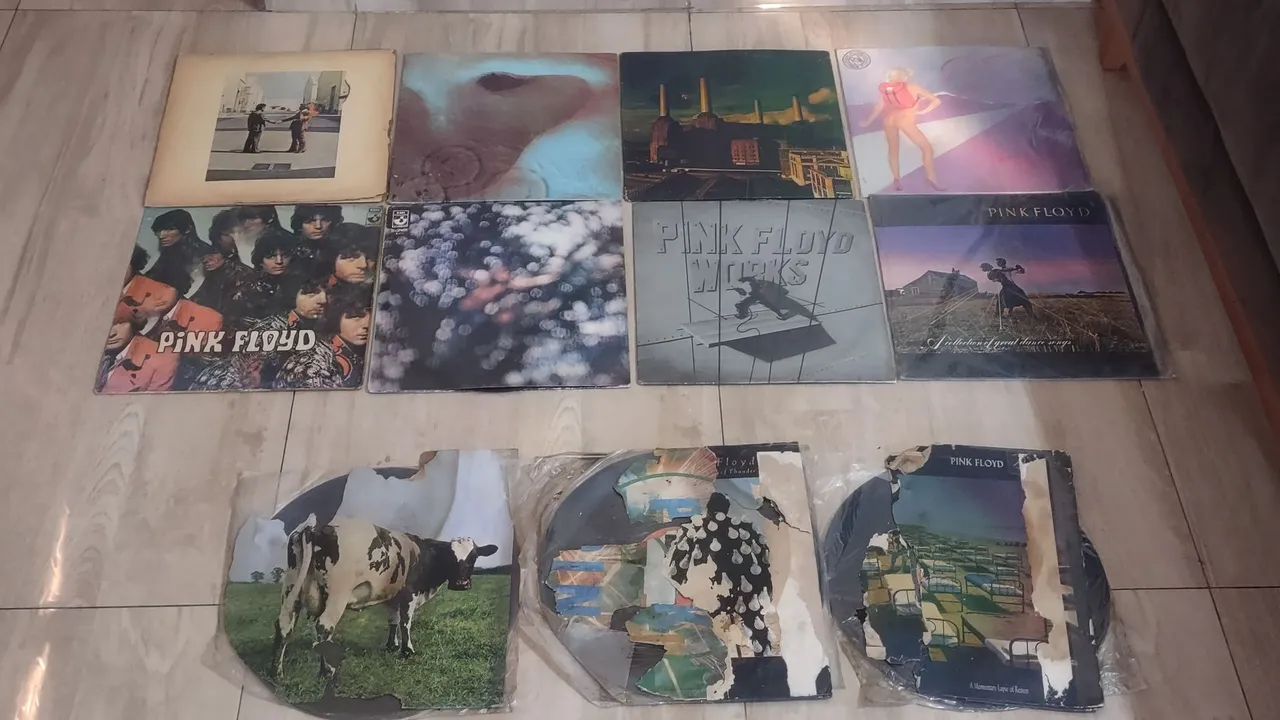 Discos de vinil Pink Floyd - Coleção