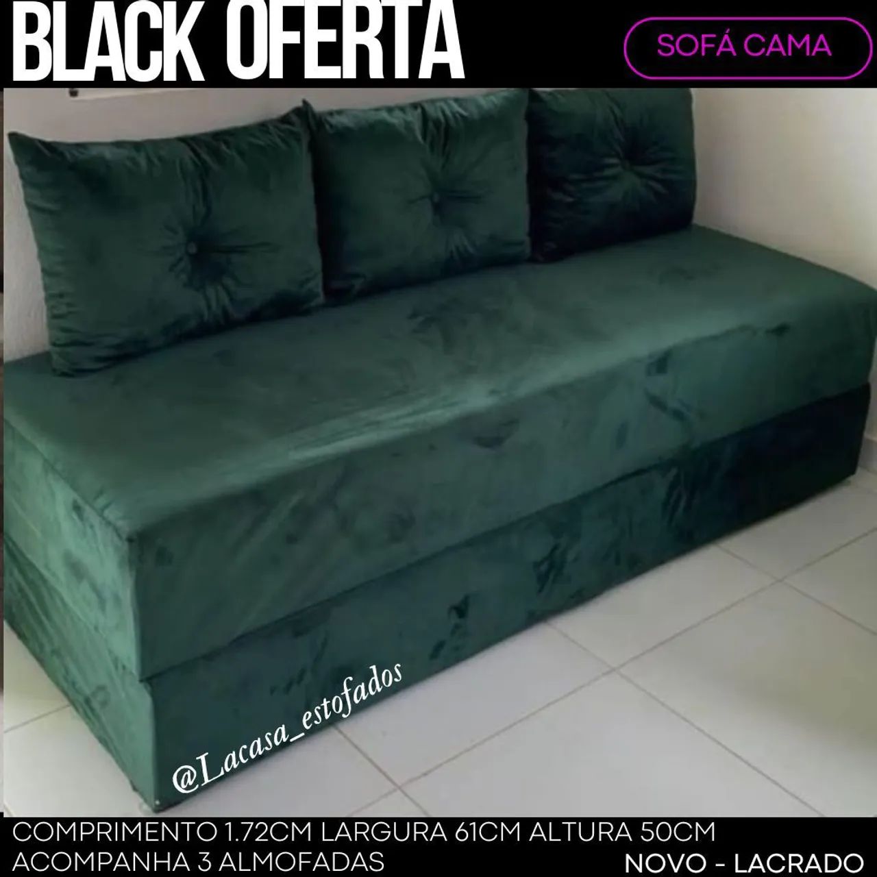 SOFÁ CAMA - NOVO