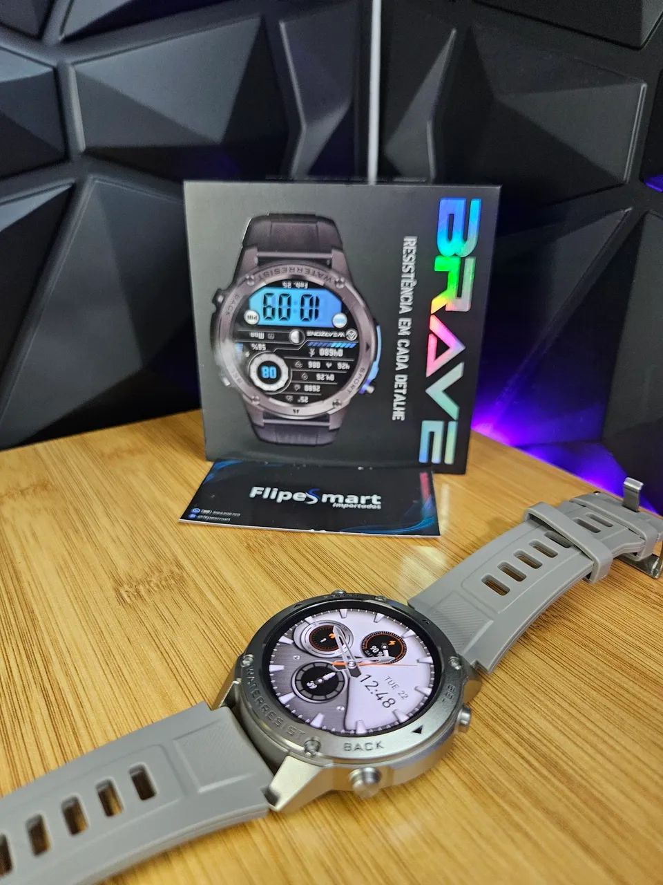 Smartwatch BRAVE Stratos 2+ Garantia(Novo) - Foto 2
