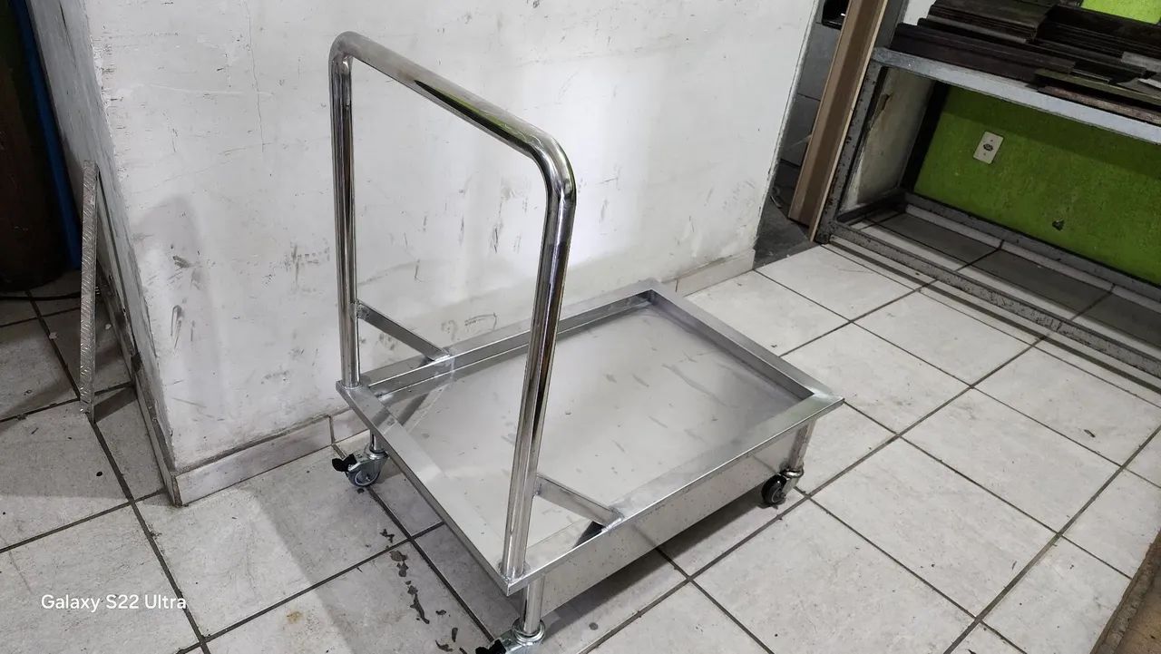 Carrinho transportador inox - Foto 4