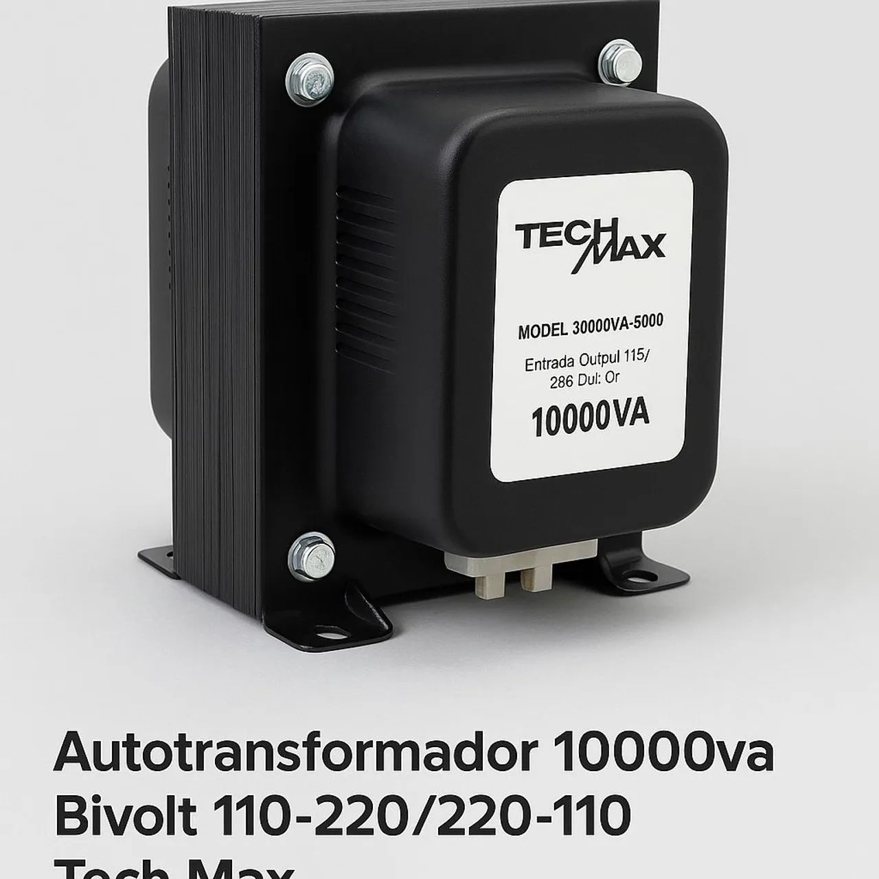 Autotransformador 10000va Bivolt 110-220/220-110 Tech Max VM  - Foto 2