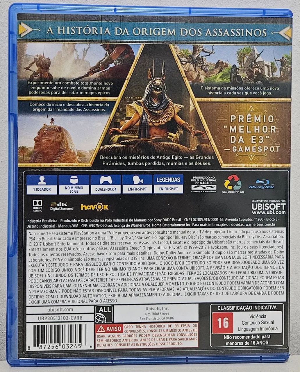 Assassin's Creed Origins (Áudio em Português) - Ps4 - Foto 2