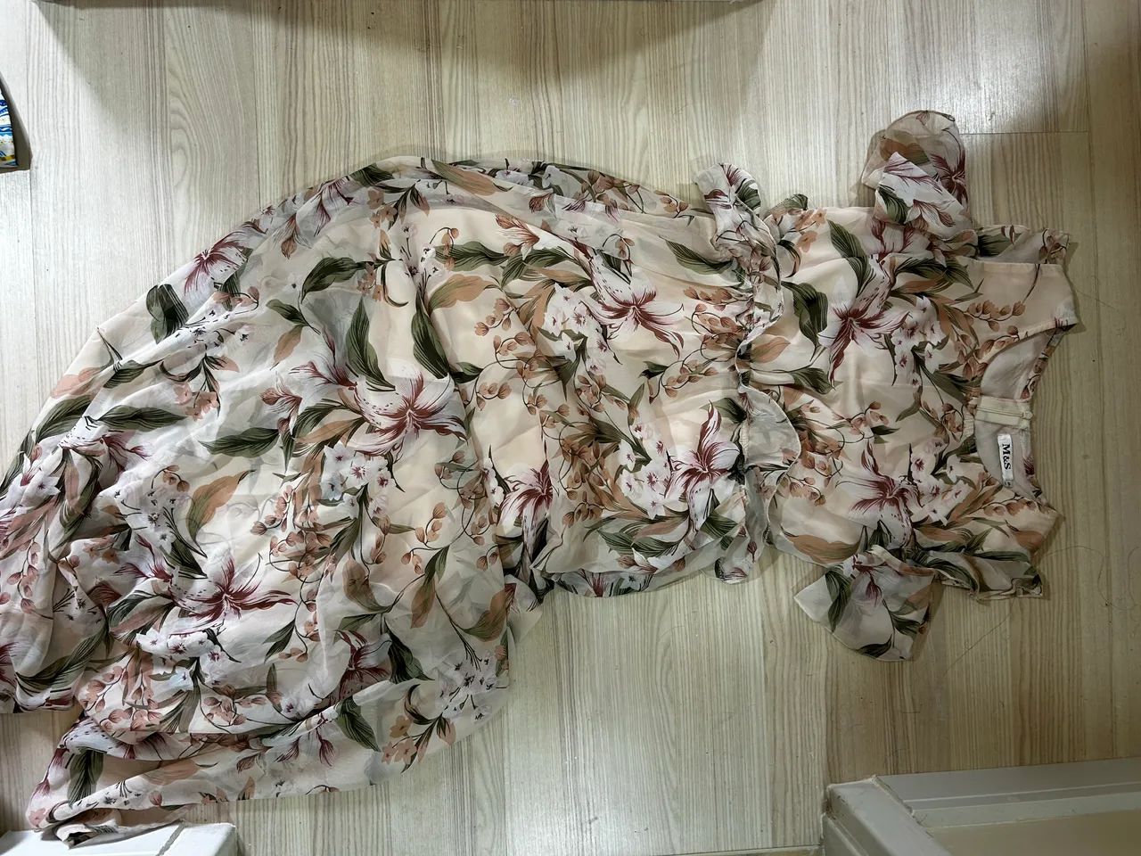 Vestido longo estampado - desapego - Foto 3