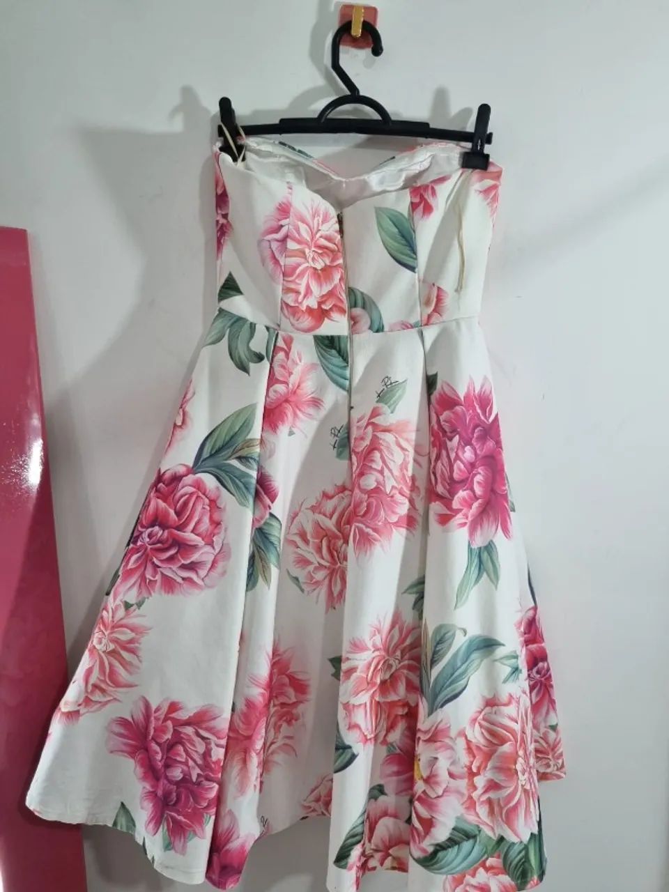 Vestido midi com saia bufante estampado Lança Perfume  - Foto 4