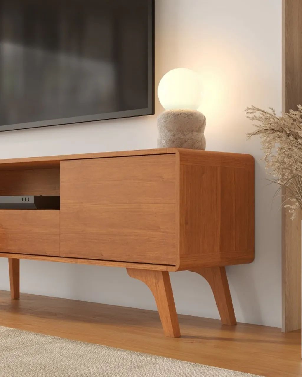 Painel + Rack Sinus 1,80m  100% MDF  Pronta Entrega! - Foto 6