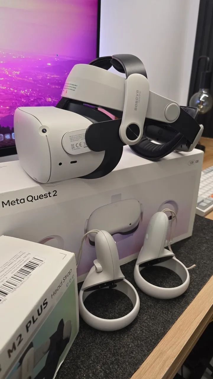 Meta Quest 2 VR 128gb + BOBOVR M2 PLUS Head Strap - Foto 3