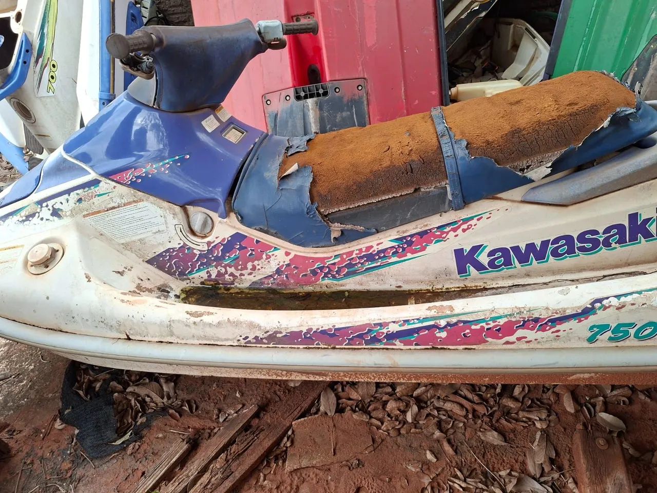 Casco de Jet Ski Kawasaki 750 - Casco + Turbina + Cabo de Direção - Ideal para Projeto - Foto 2