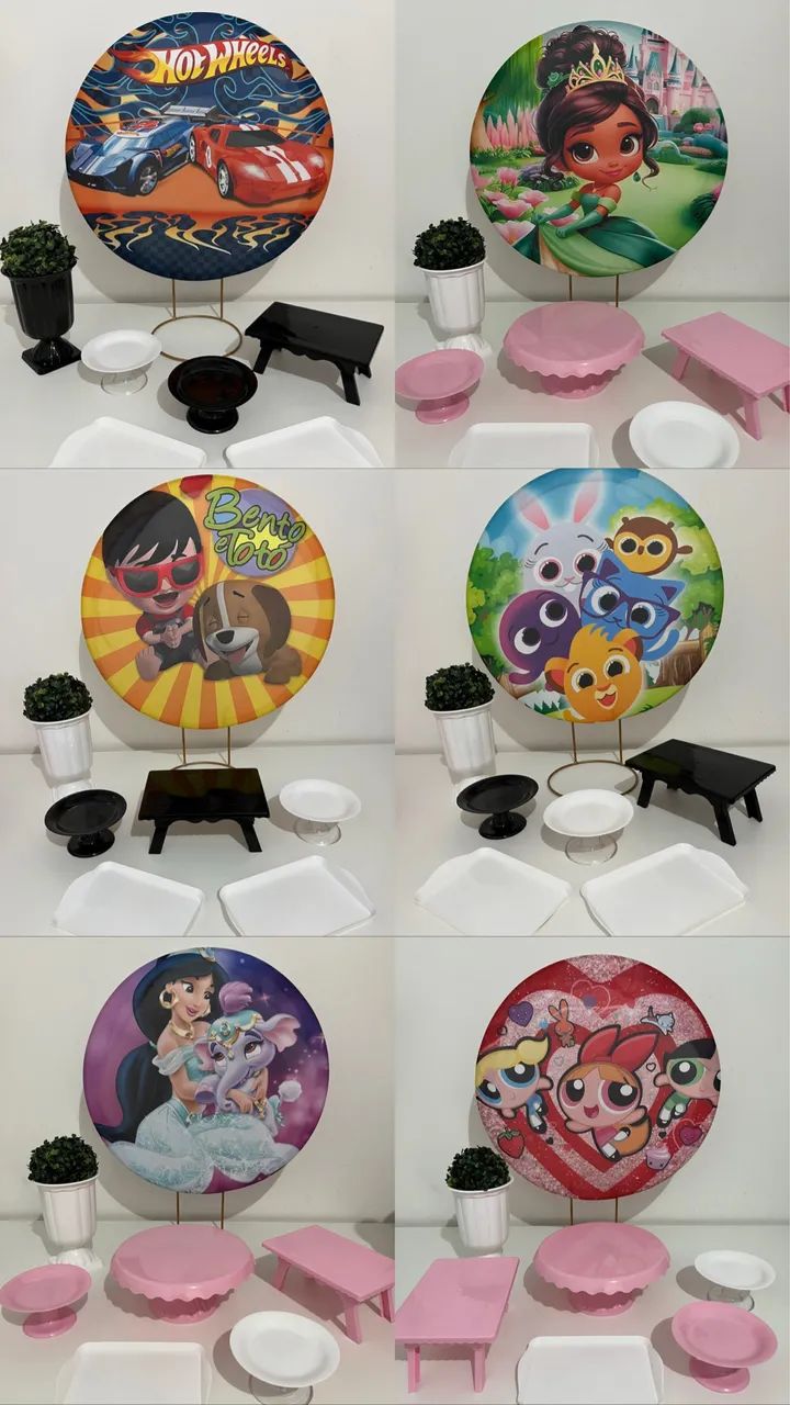 Pegue e monte - festa na mesa
