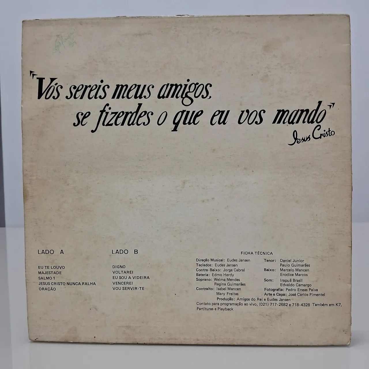 LP Amigos do Rei - 1991 | GOSPEL - Foto 2