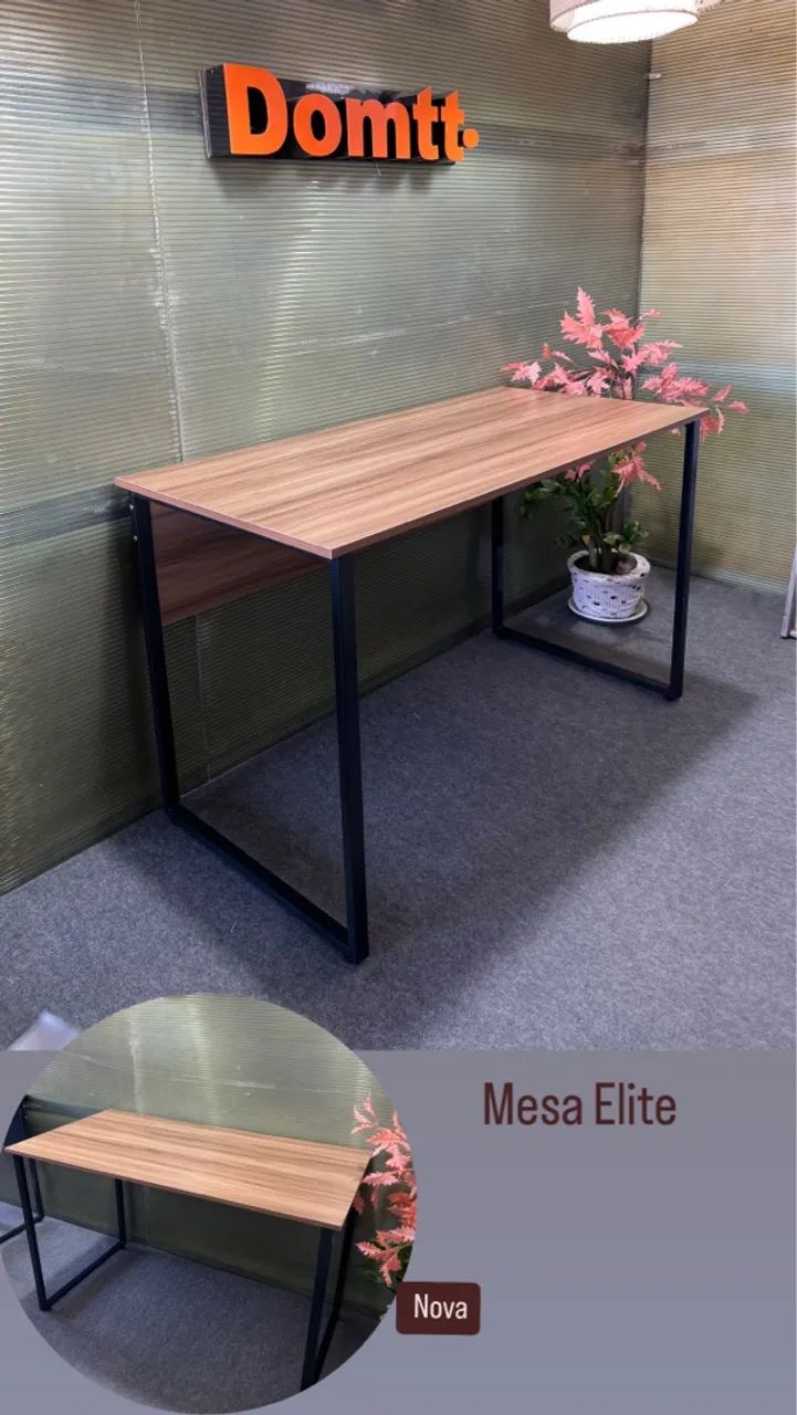 Mesa para Escritório 60x 1,2 Sem gavet  -Nova  - Foto 3