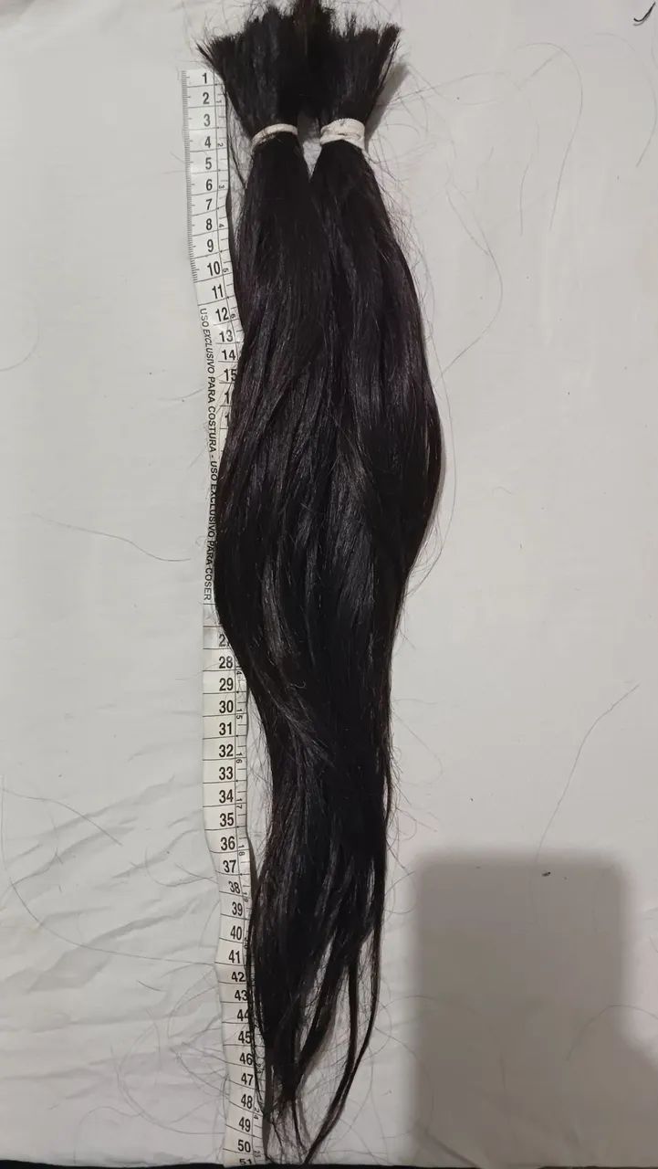 CABELO HUMANO 210 GRAMAS 45 CM - Foto 3