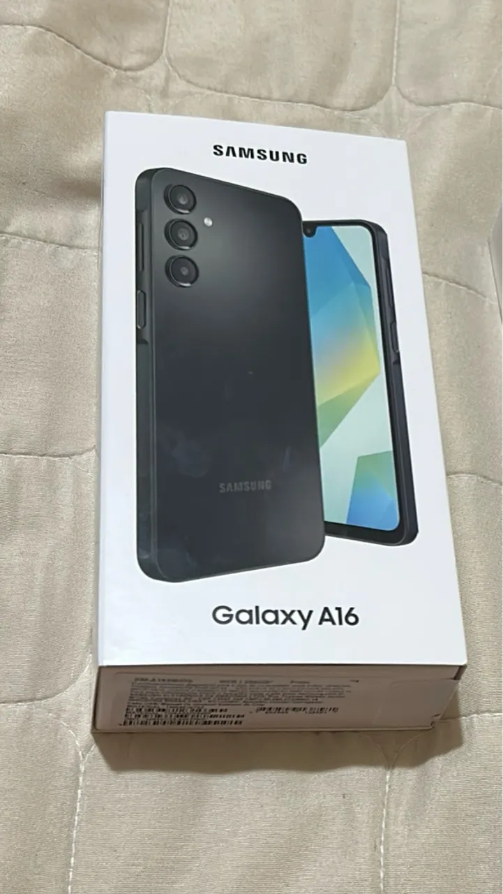 Samsung A16 Preto 256g 8G RAM Novo - NF