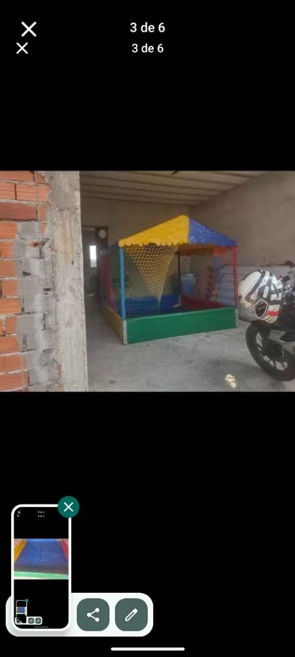 Piscina de bolinhas 2 por 2 metros - Foto 3