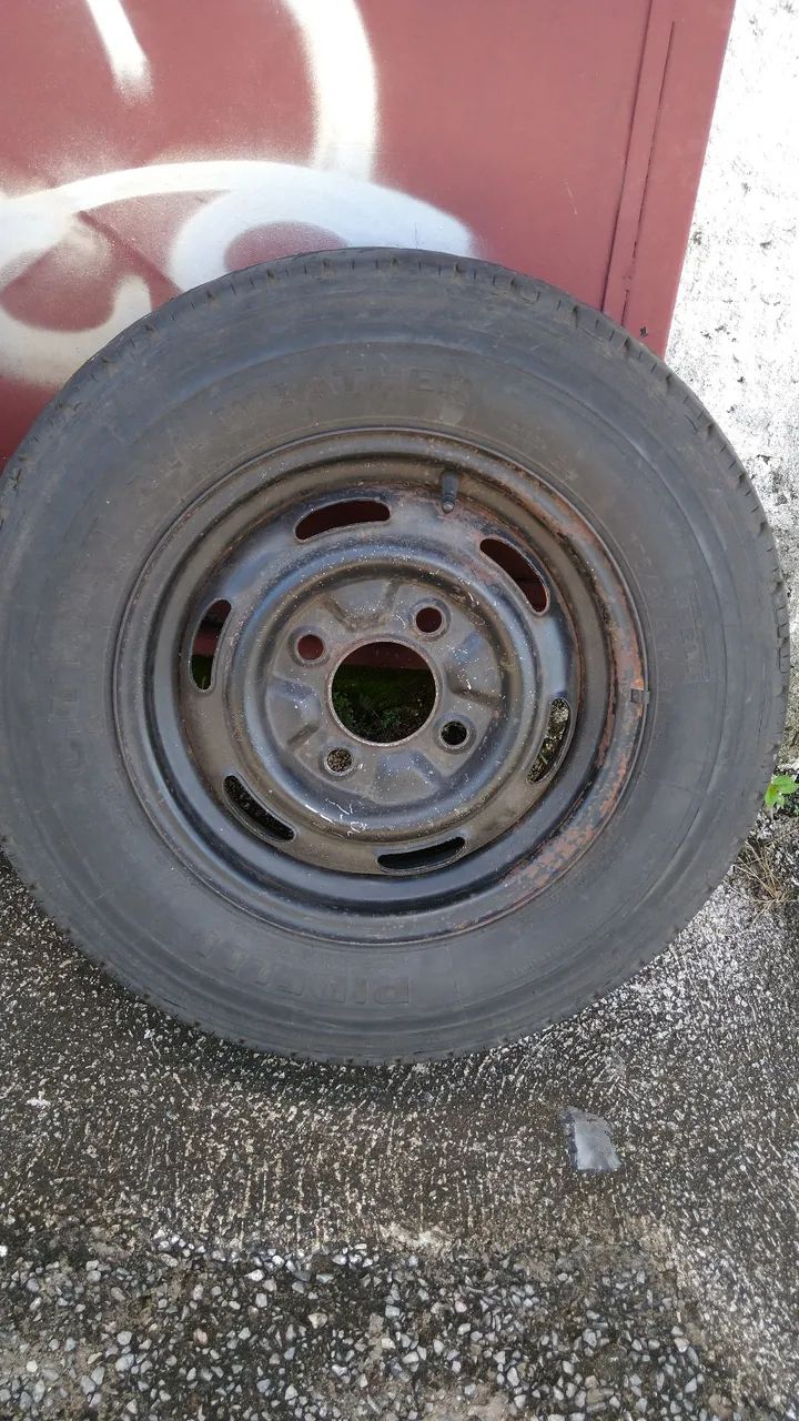 Vendo 4 rodas completas 175/80r14 - Foto 3