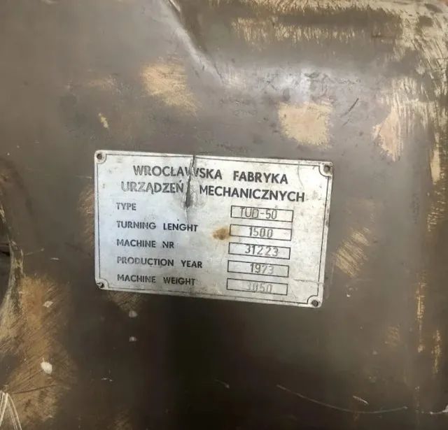 TORNO MECÂNICO WAFUM 1500 X 500MM - MODELO TUD-50  - Foto 2