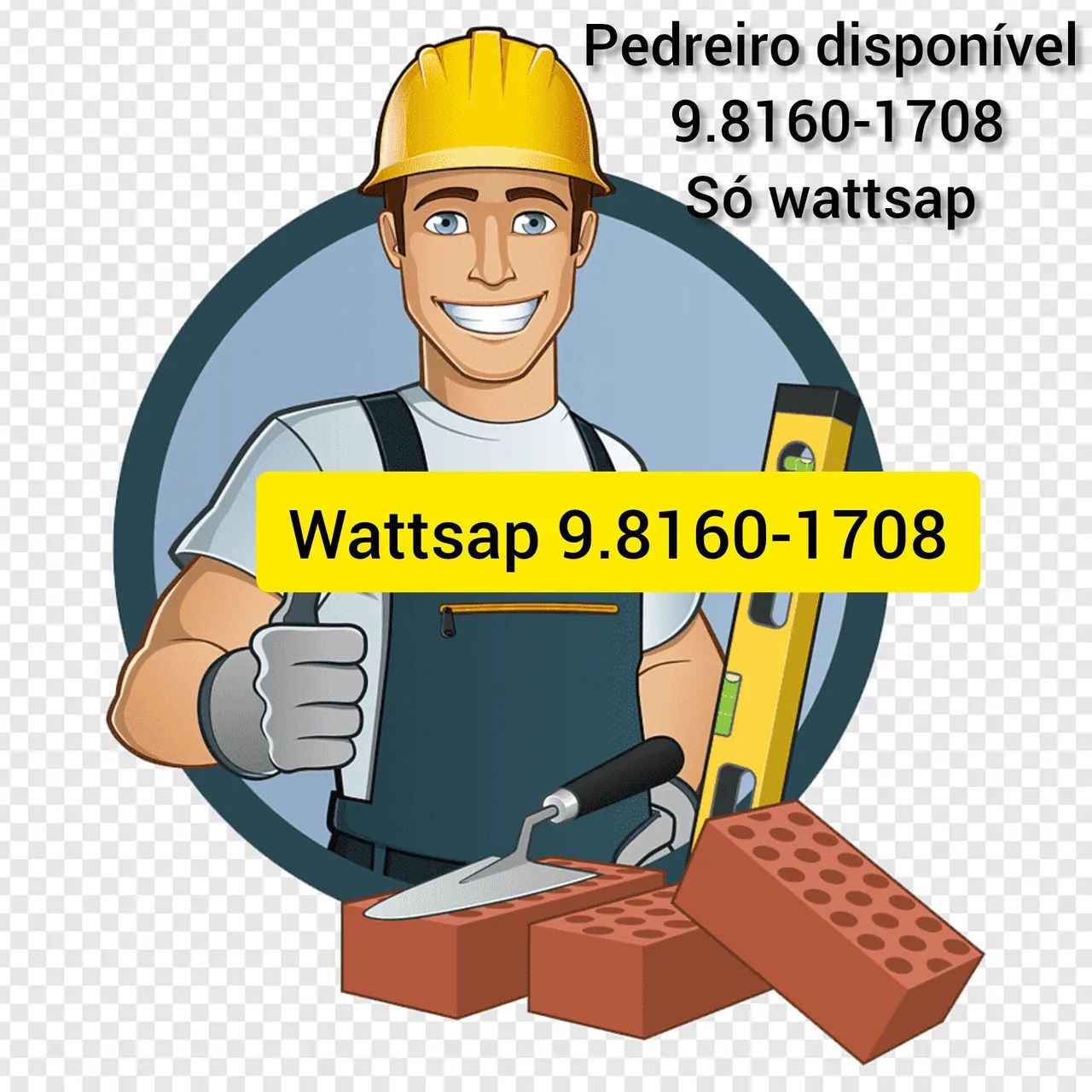 Pedreiro disponível - Profissional experiente