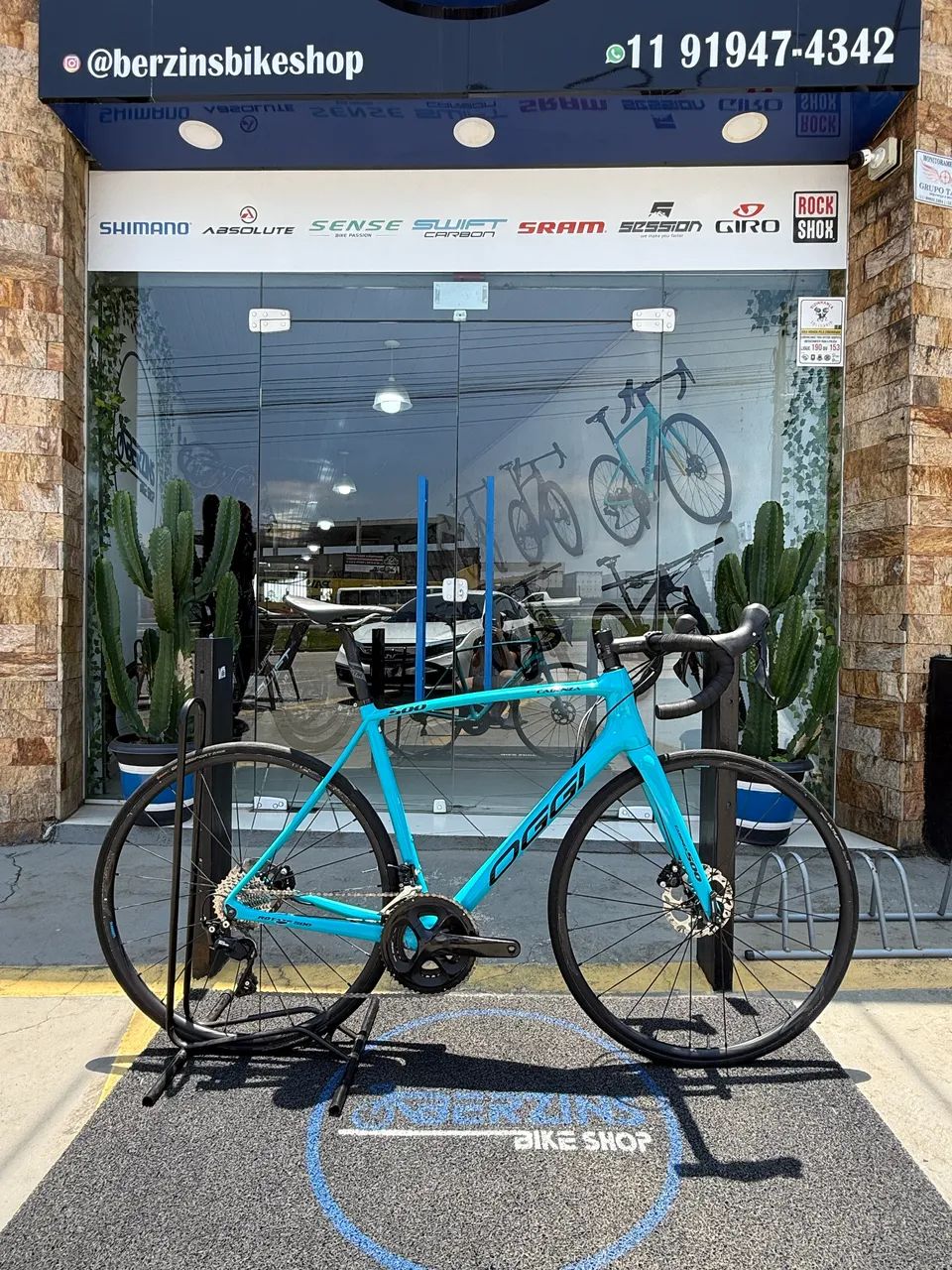 SPEED OGGI CADENZA 500 DISC CARBONO ? 56 ? SHIMANO 105 22V - RODAS
