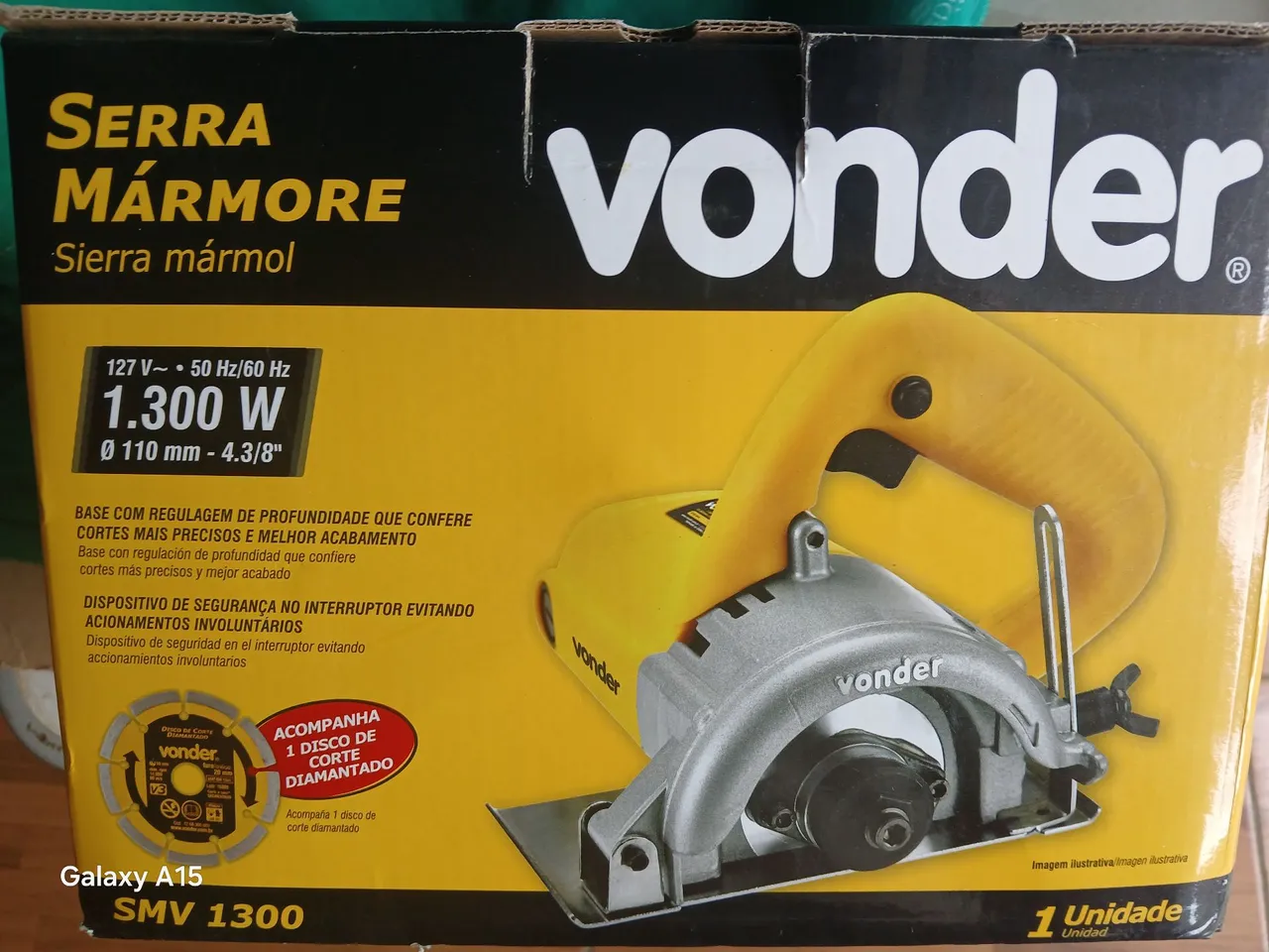 Serra Mármore Vonder SMV 1300 127V 1300W