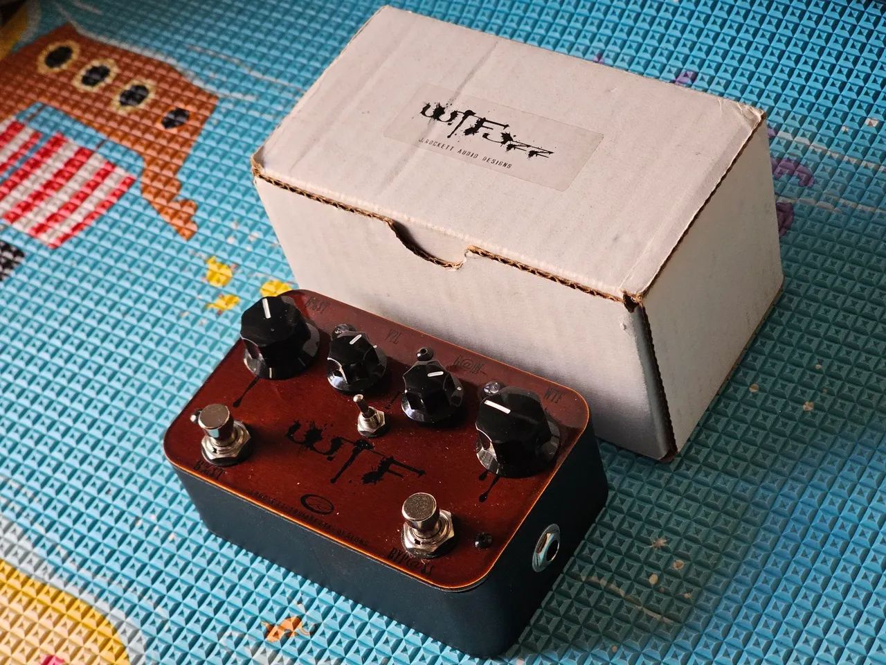 Pedal WTF Fuzz J.rockett Overdrive Booster WTFuzz Made in USA