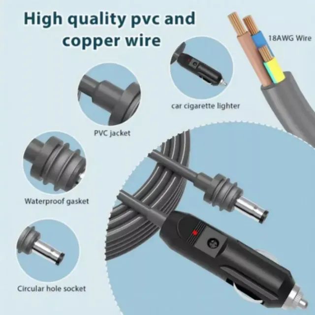 Cabo Veicular De Alimentação 12v/24v Para Starlink Mini 2mts - Foto 2