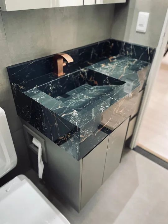 Pia de banheiro esculpida 64706784045699120