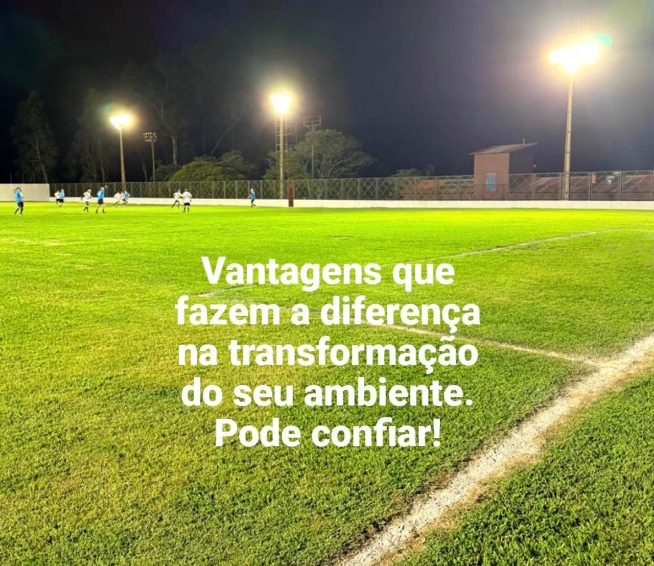 Iluminação e instalação pra campo de futebol estádio arena  - Foto 2