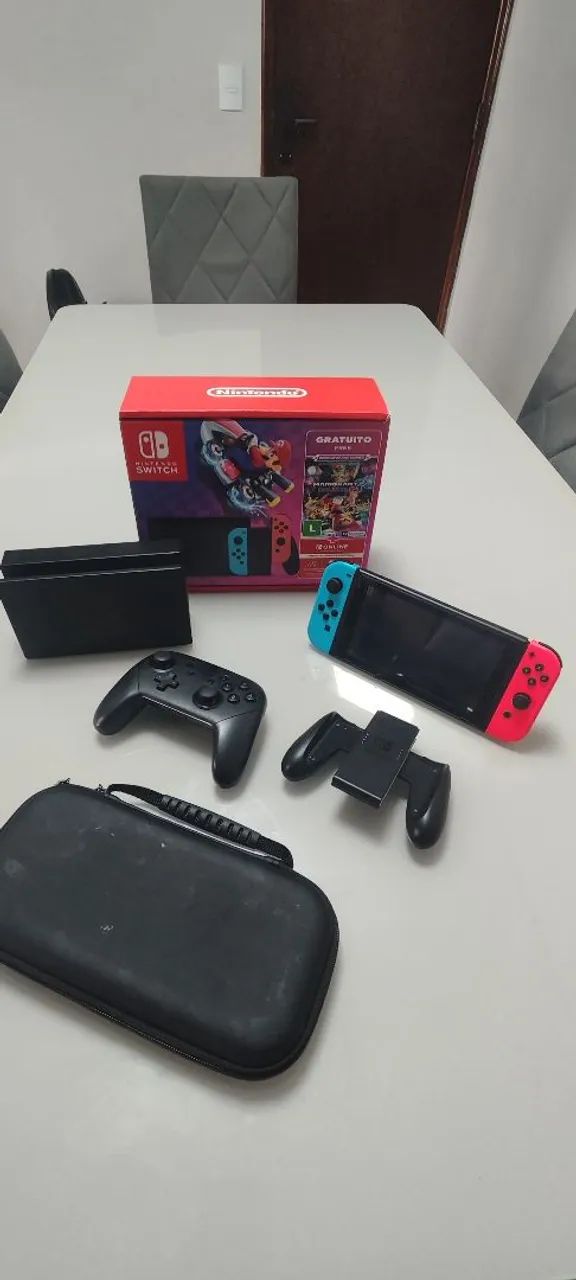 Nintendo Switch v2 desbloqueado - 256GB TROCAS NA DESCRIÇÃO  - Foto 4