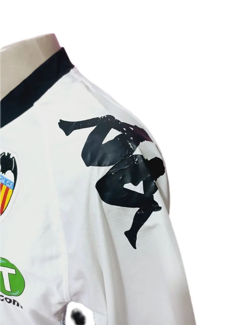 Camisa Valencia Kappa Unibet Futebol 2011 Tecido Elástico  - Foto 3