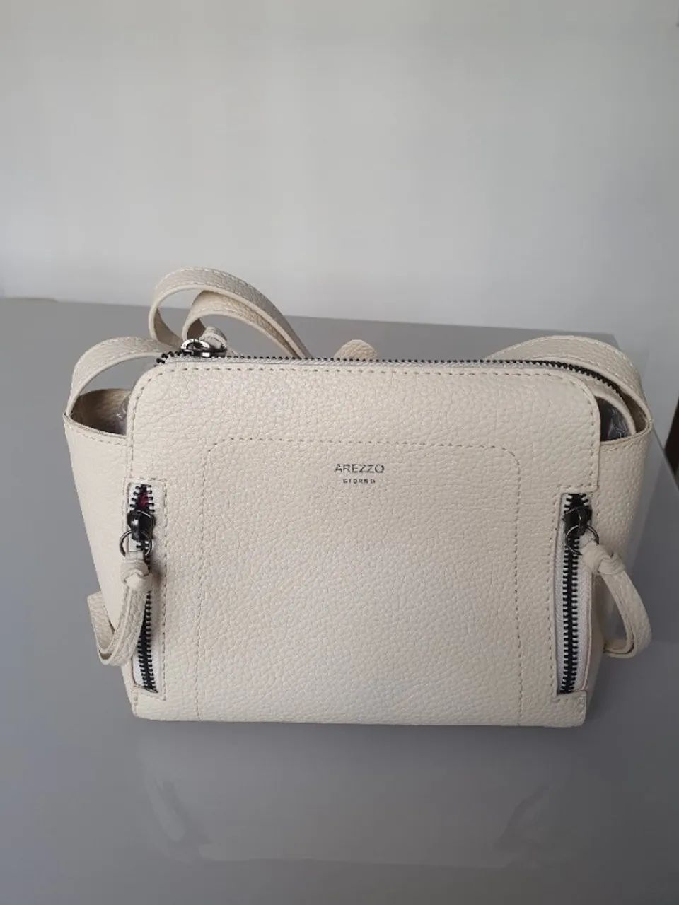 Bolsa off white Arezzo - média  - Foto 3