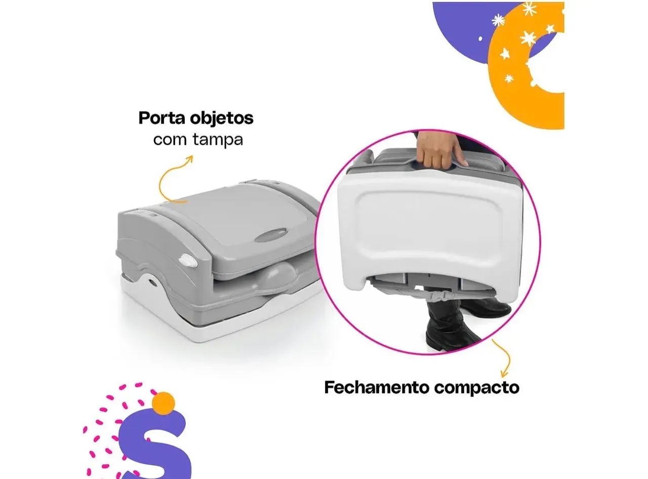 Cadeira de alimentação portátil Cosco Kids de 6 meses à 23KG - Foto 5