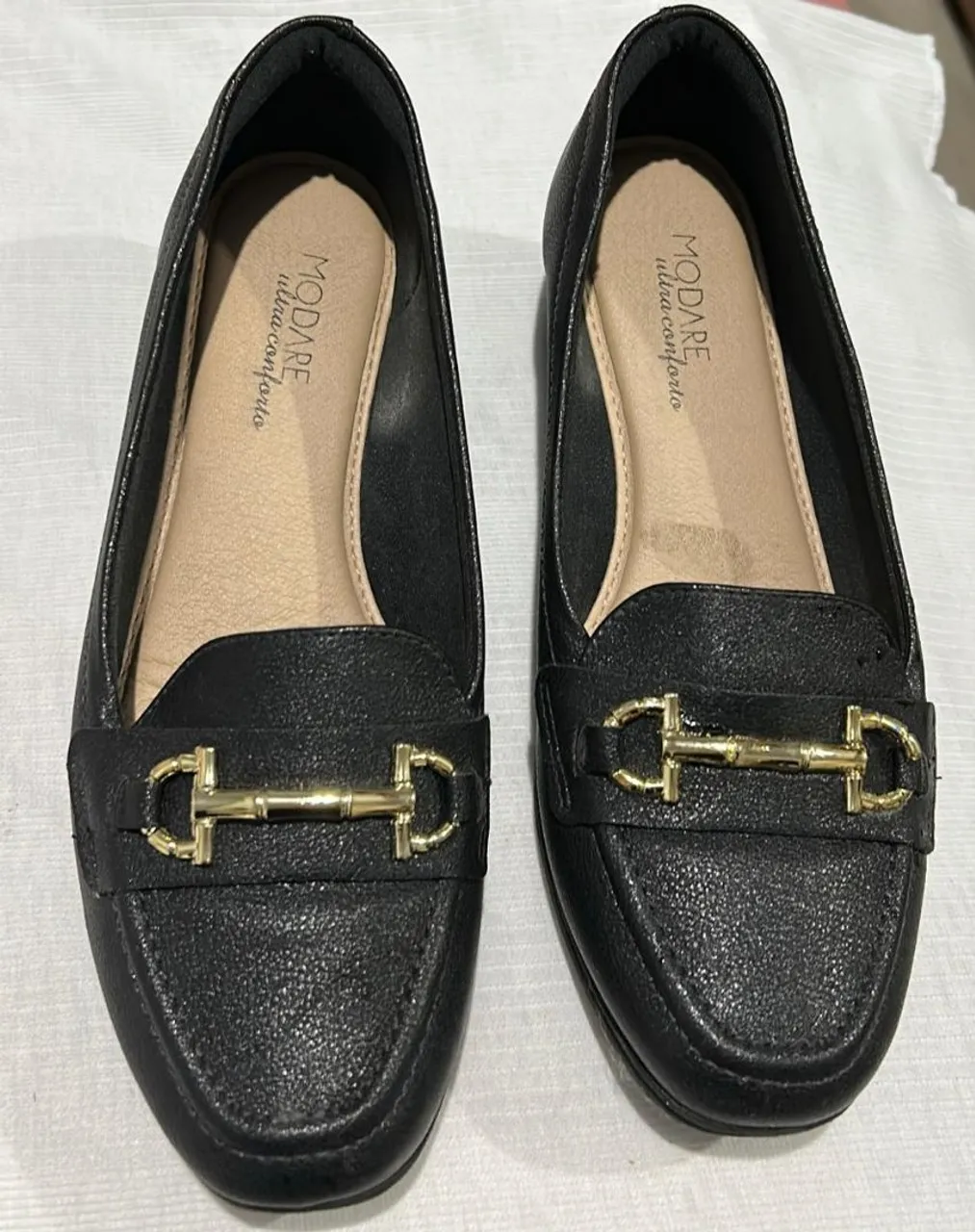 Mocassim Feminino Preto Modare Ultra Conforto