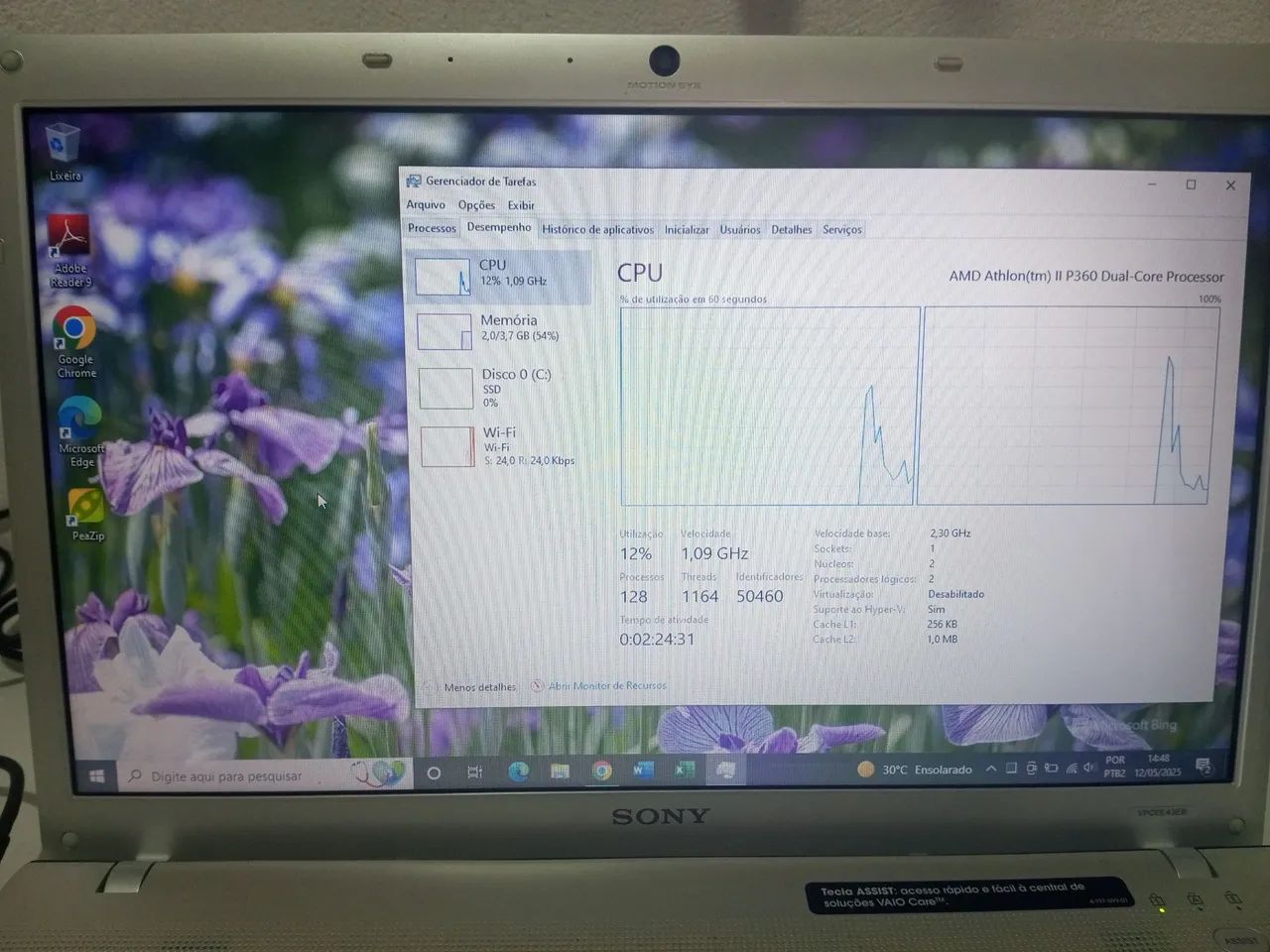 Notebook Sony Vaio AMD com tela 15.6 - Ler Anúncio! - Foto 2