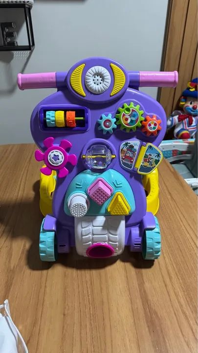 Andador de Bebê Musical Didatico Educativo Brincar Andar Criança Calesita Tateti  - Foto 6