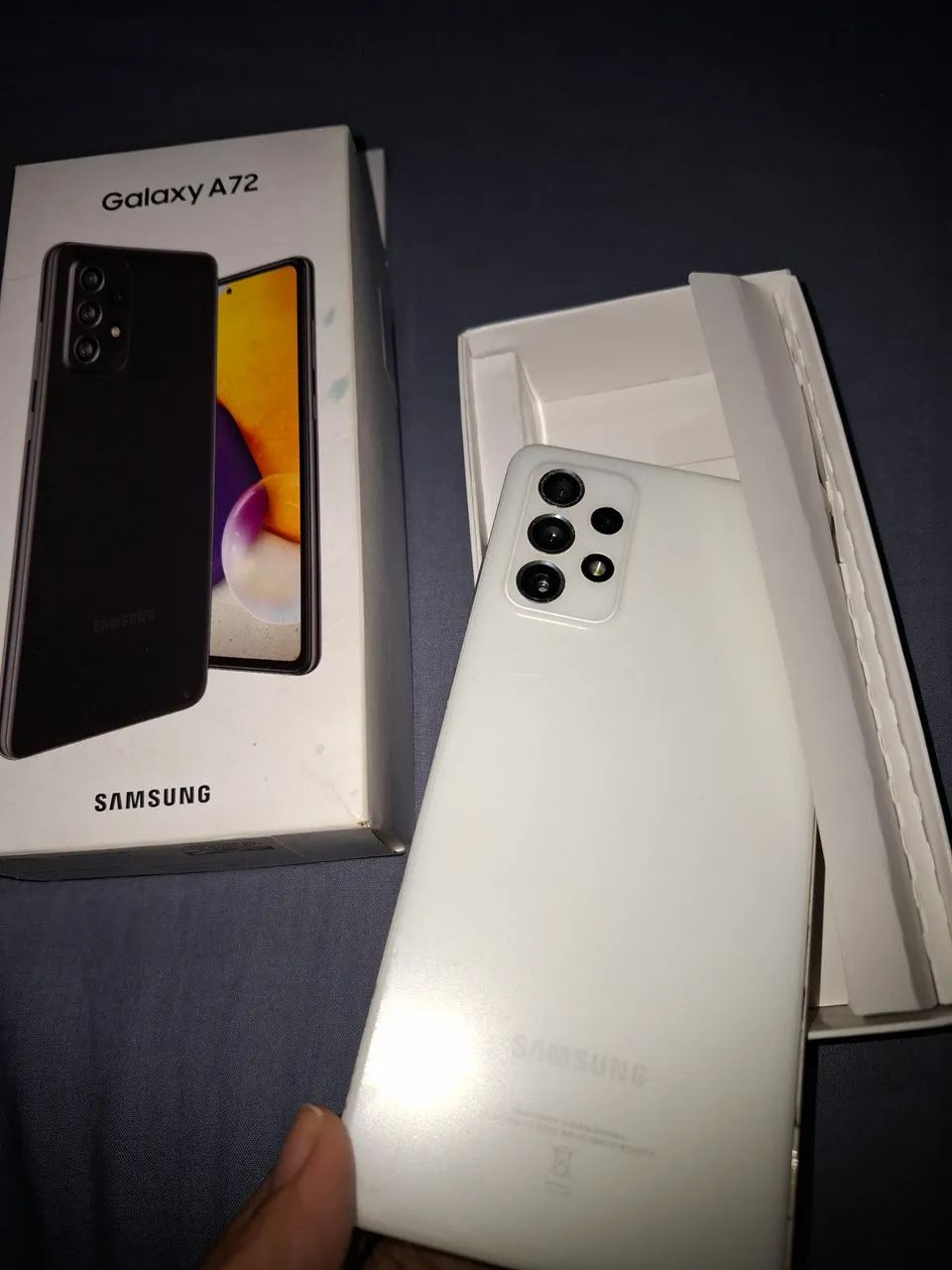Caixa do Samsung Galaxy A72