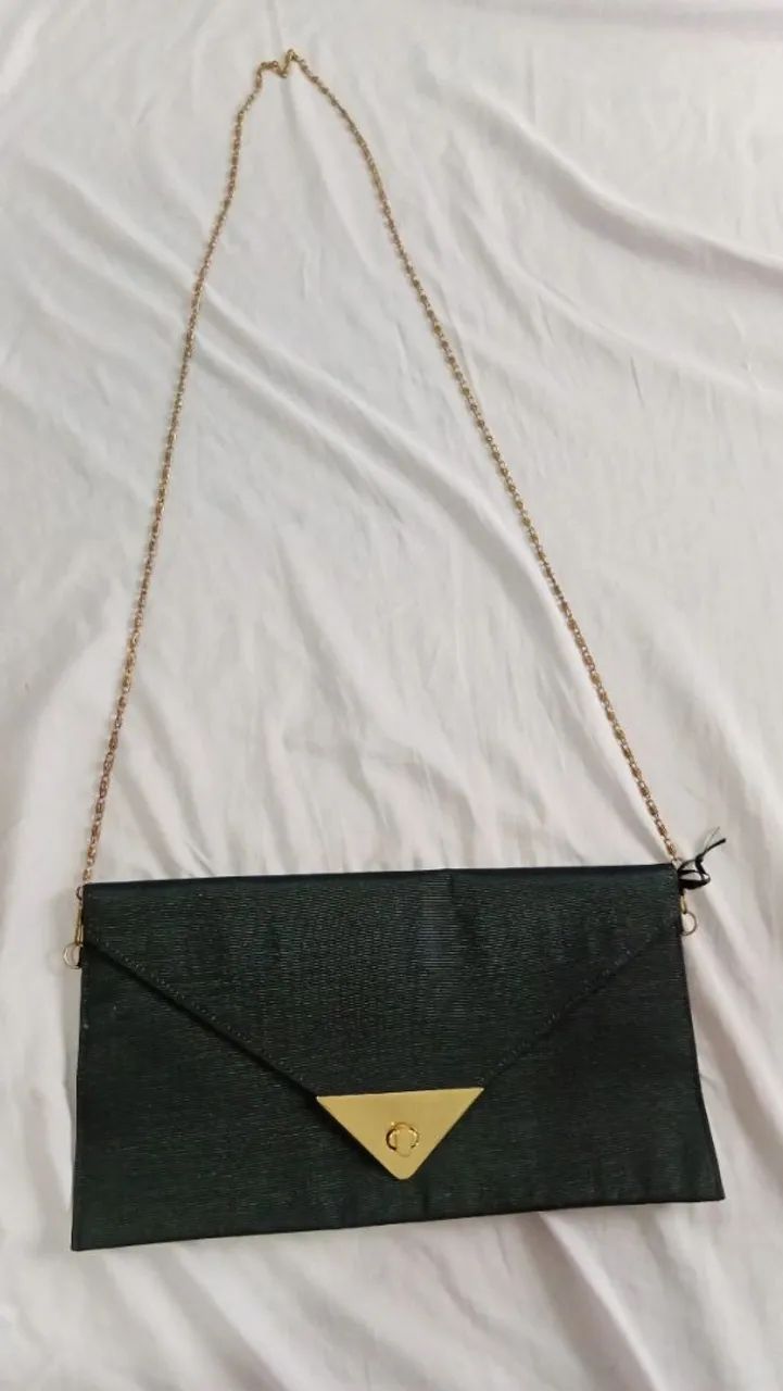 2 Bolsa carteira Preta - junto ou separado