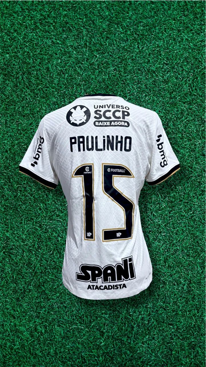 Camisa de jogo Corinthians 2022 usada pelo Paulinho  - Foto 2