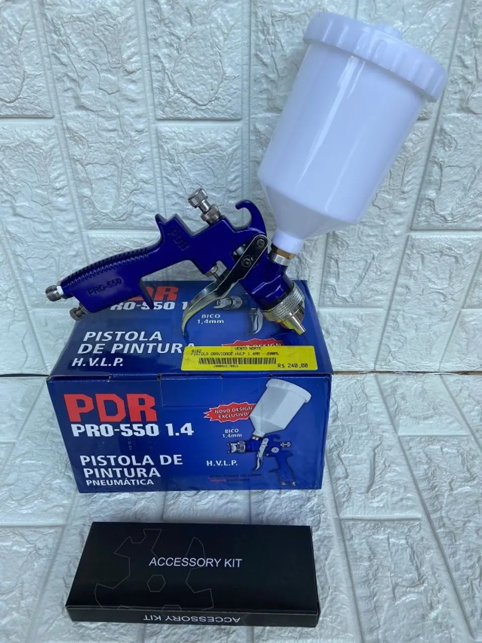 Pistola De Pintura Hvlp bico 1.3 600 Ml Pro-530