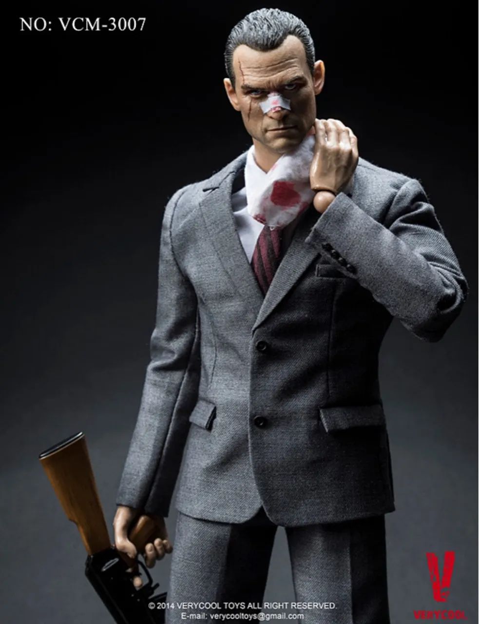 Figura do jogo Kane & Lynch - verycool toys - 1/6 completo ñ hot toys - Foto 2