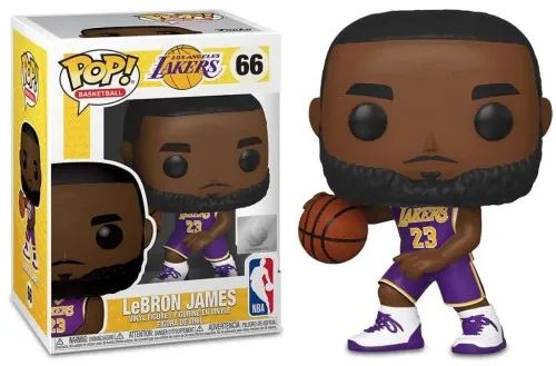 Funko Pop! Nba! Los Angeles Lakers Lebron James 66 Vaulted